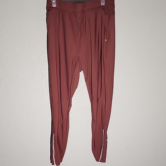 Kenneth Cole pants size L running light weight joggers FLAWS Windpants - Picture 1 of 14